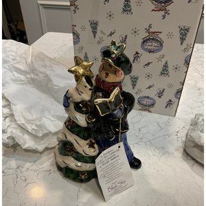 Blue Sky Corp Snowman Tea Light Candle Holder With Base by Heather Goldminc 2001